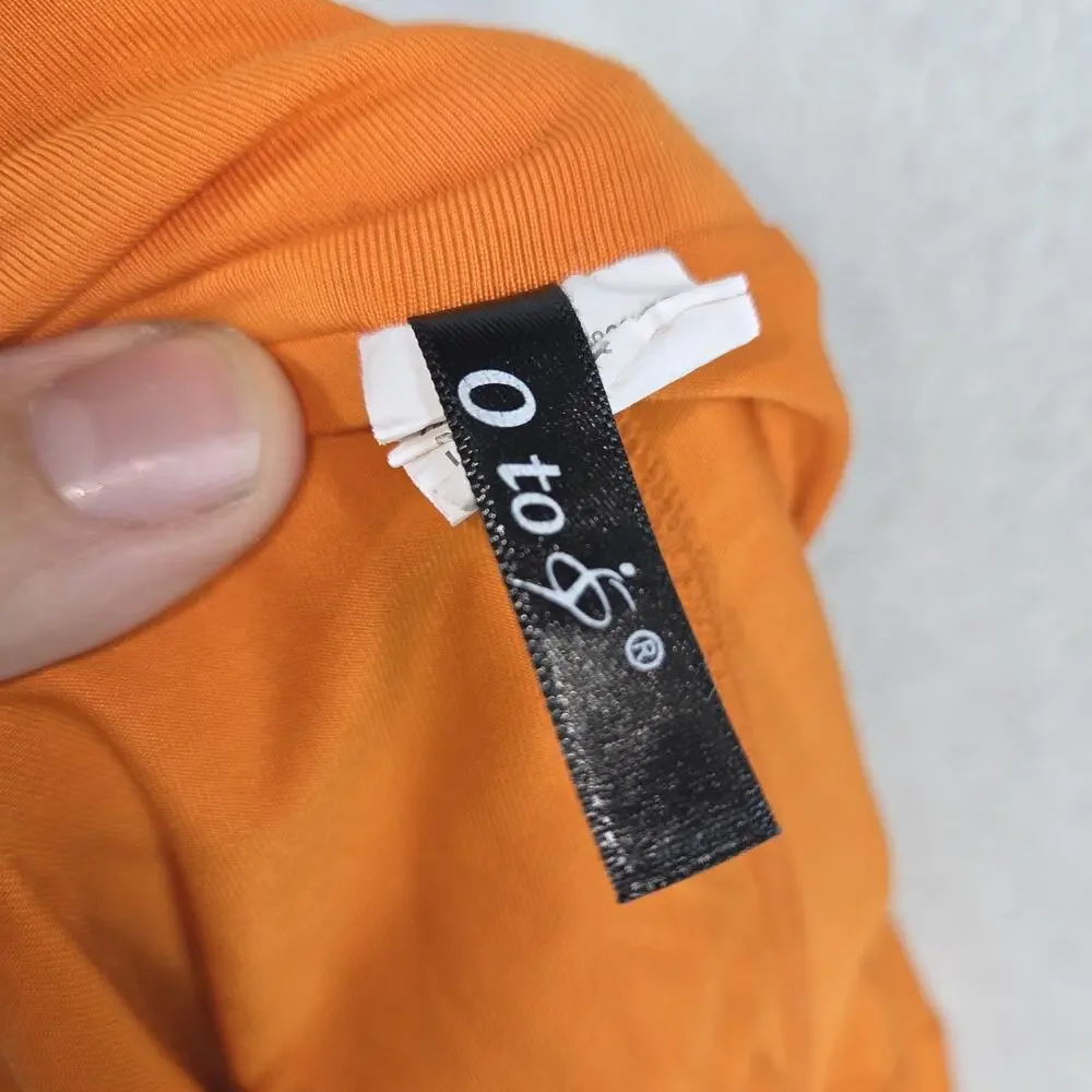 Skirt Size Large Womens Orange Athletic Gym Training Skirts Athleisure Workout - Picture 3 of 11